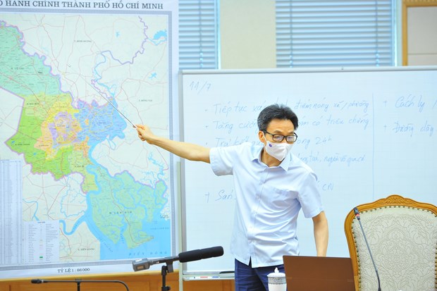 胡志明市新冠肺炎疫情防控工作正走在正确的方向
